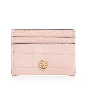 Tory BurchRobinson Embossed Leather Card Case